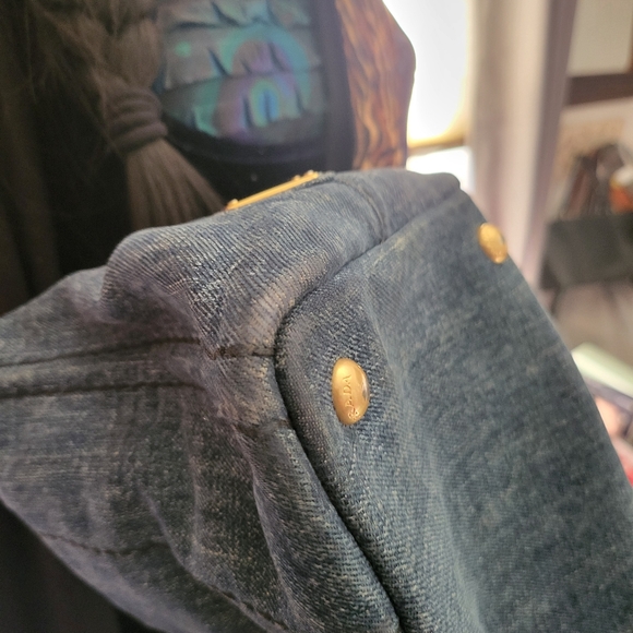 PRADA DENIM Vintage Canapa 2Way Shoulder Bag - Picture 5 of 15